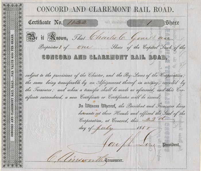 Concord and Claremont Rail Road